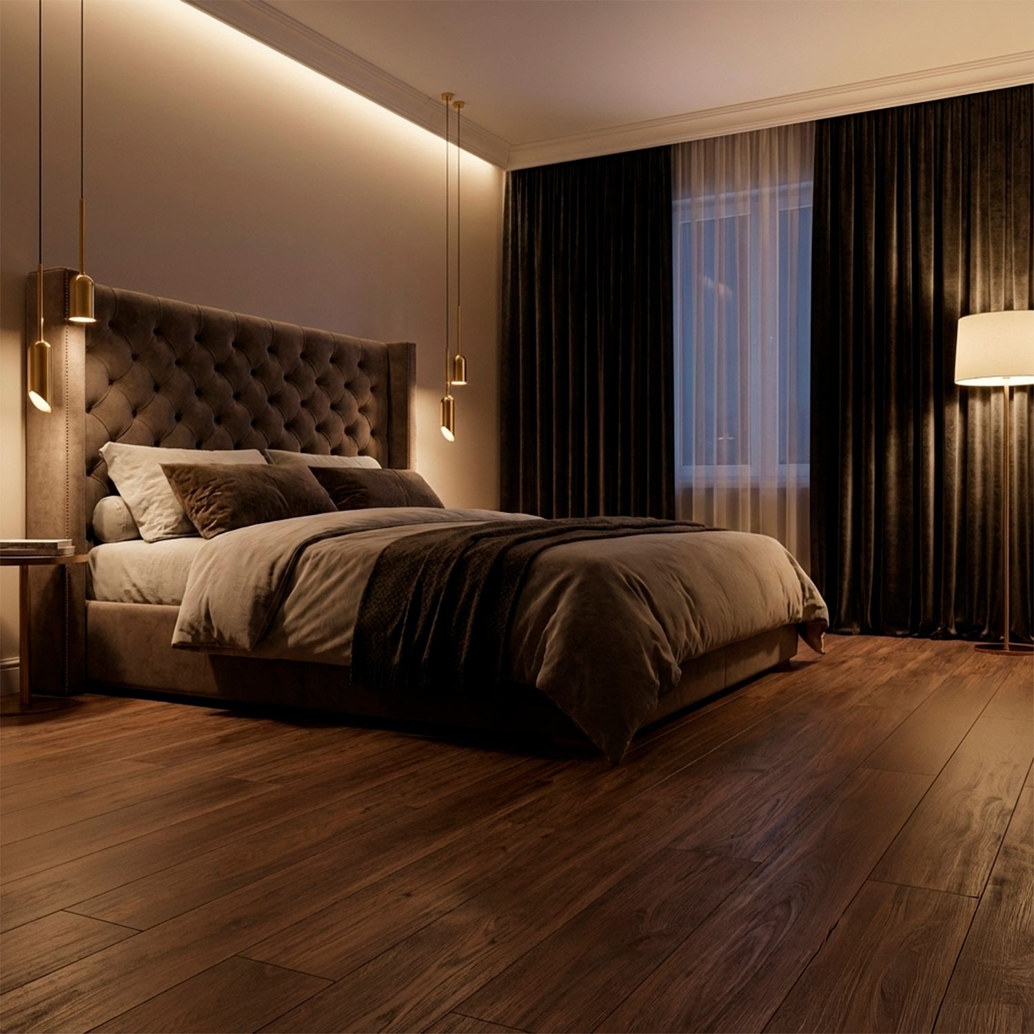 Piso Laminado Walnut Sabo