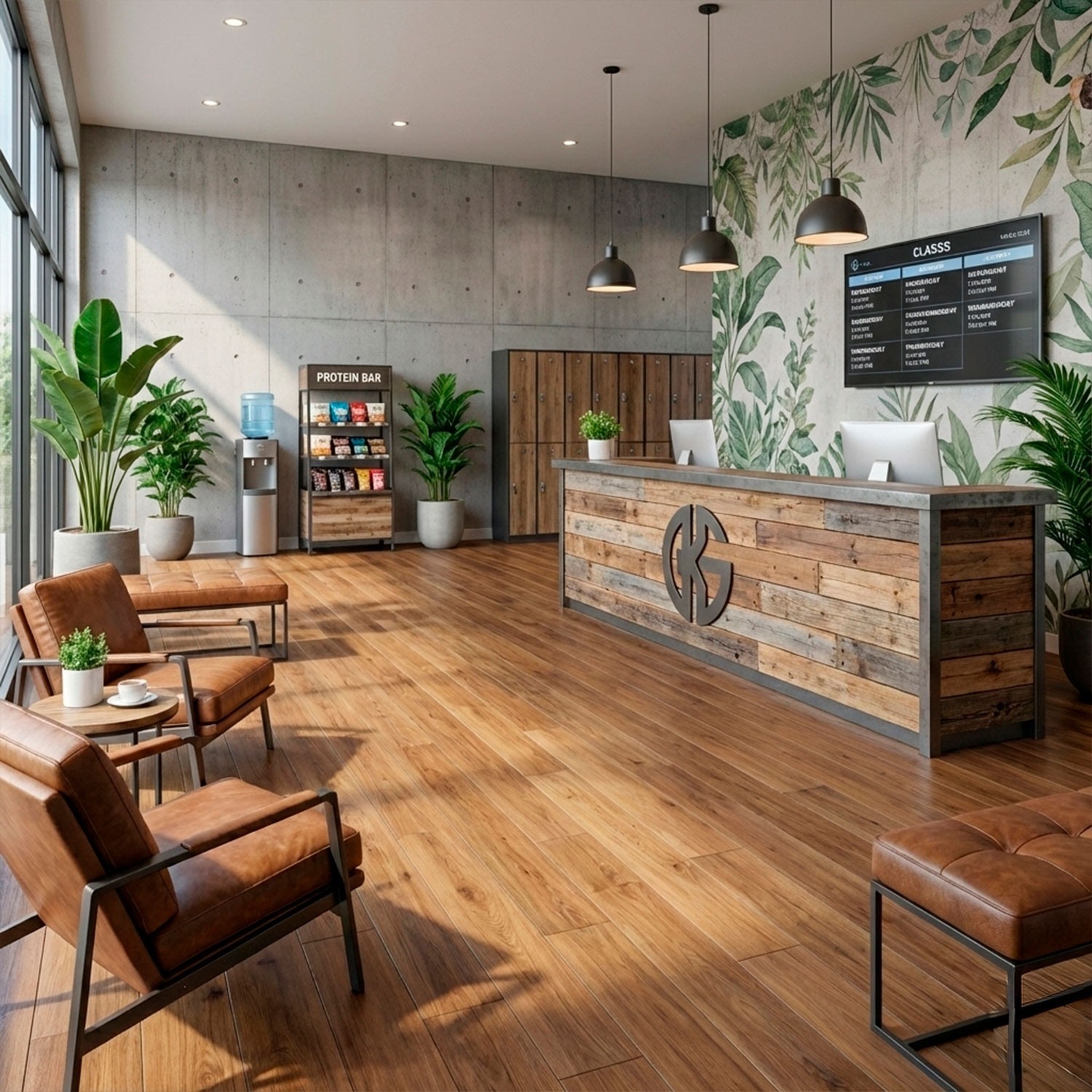 Piso Laminado Walnut