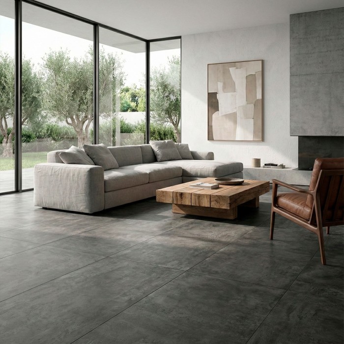 Piso Vinílico SPC Concrete