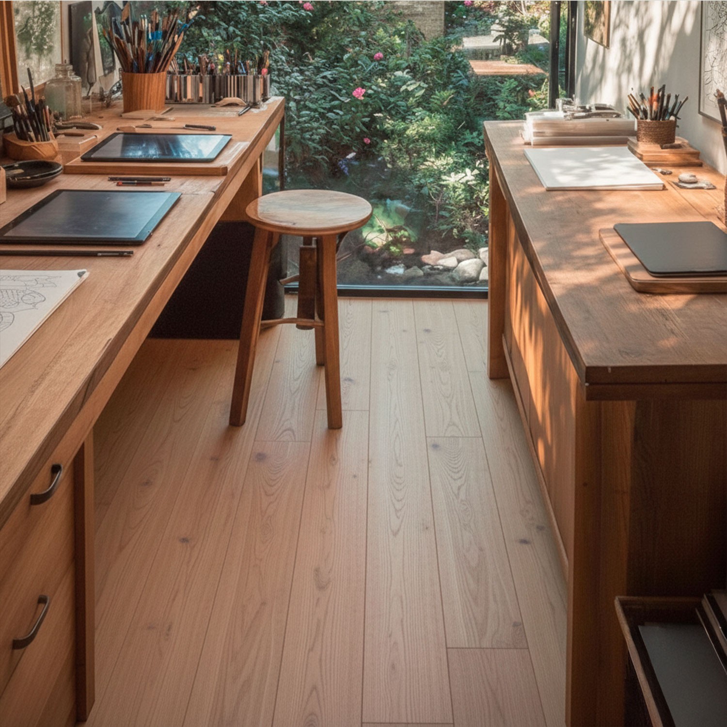 Piso de Madera Loft Mate White Oak