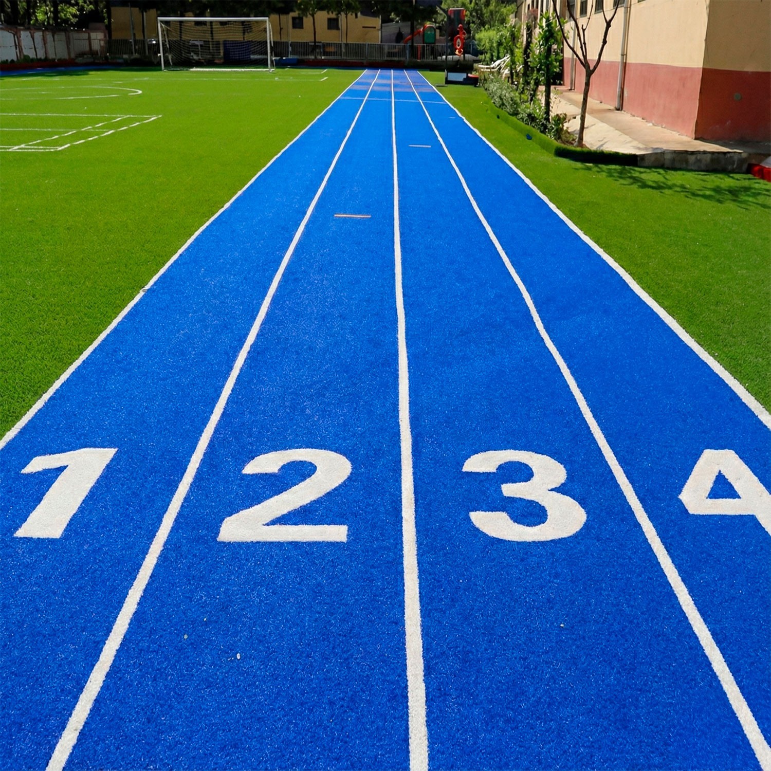 Pasto Sintético Deportivo Azul