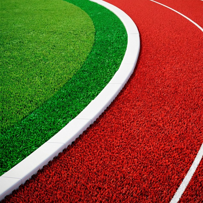 Pasto Sintético Deportivo Rojo