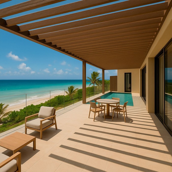 Vigas Exteriores Teak