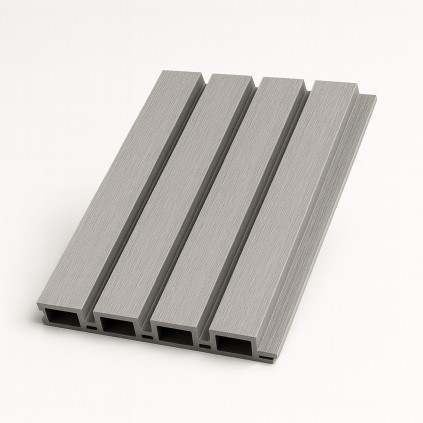 Muro Lambrín WPC Exterior Silver Gray