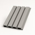 Muro Lambrín WPC Exterior Silver Gray