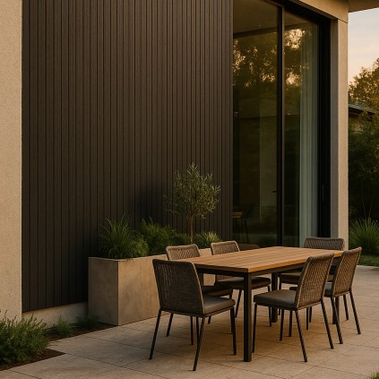Muro Lambrín WPC Exterior Charcoal 2