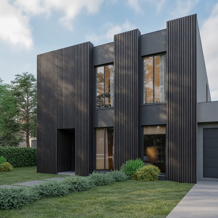Lambrín Exterior Dark Black