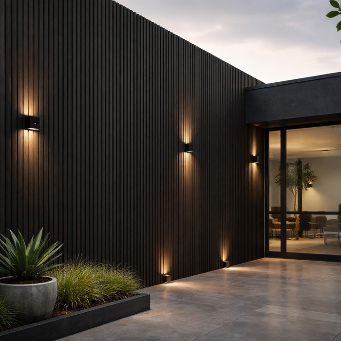 Lambrín Exterior Dark Black