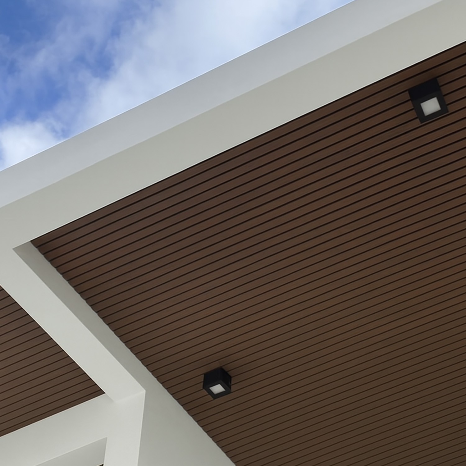 Muro Lambrín WPC Exterior Redwood