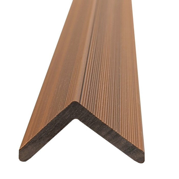 Ángulo Lambrín WPC Exterior Teak Tekno-Step