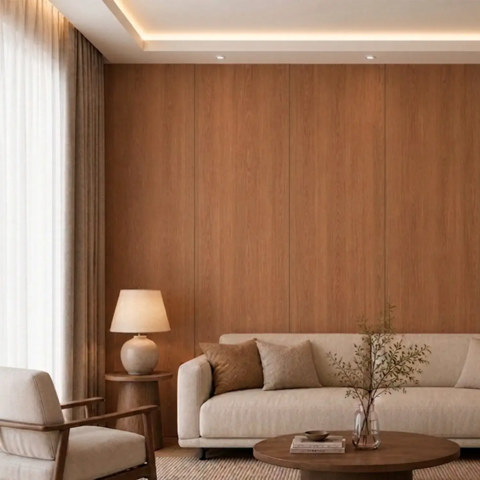 Panel PVC Laminado Interior Walnut Elipse Tekno-Step