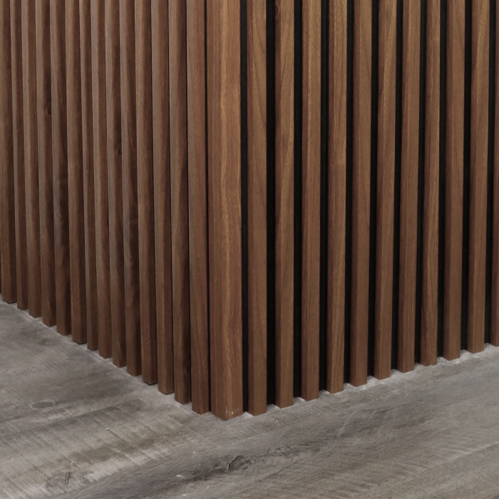 Ángulo Wall Cladding Merbau Tekno-Step