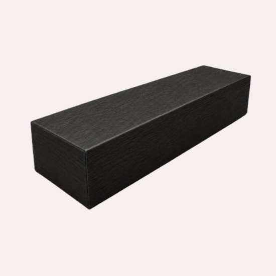 Tapa para Viga WPC Exterior Dark Black Tekno-Step