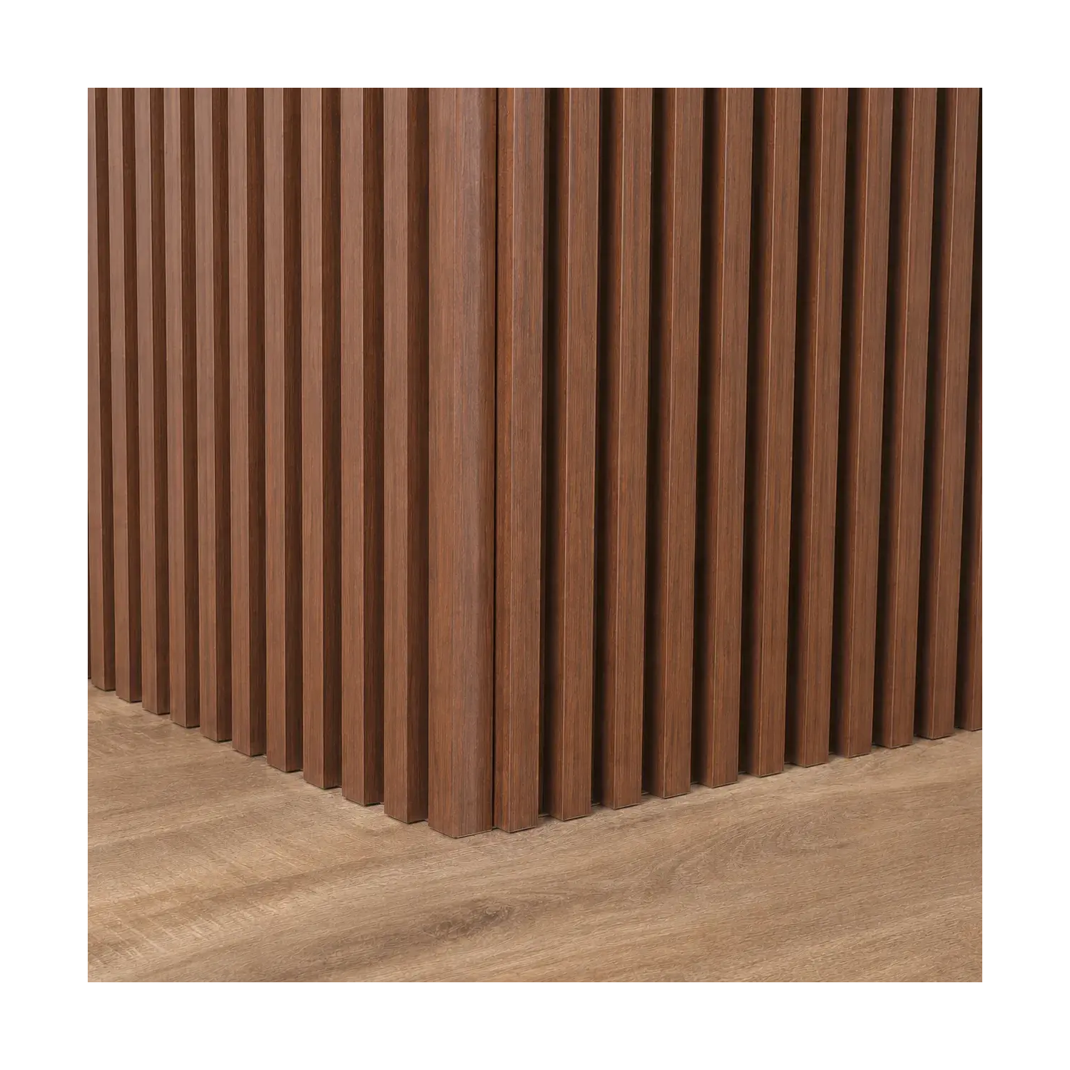 Ángulo Lambrín WPC Interior Walnut Elipse Tekno-Step