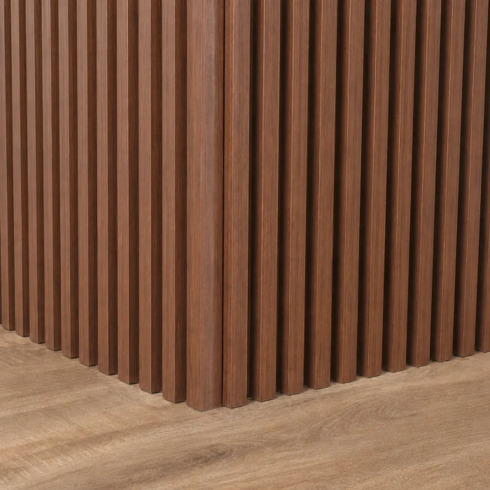 Ángulo Lambrín WPC Interior Walnut Elipse Tekno-Step