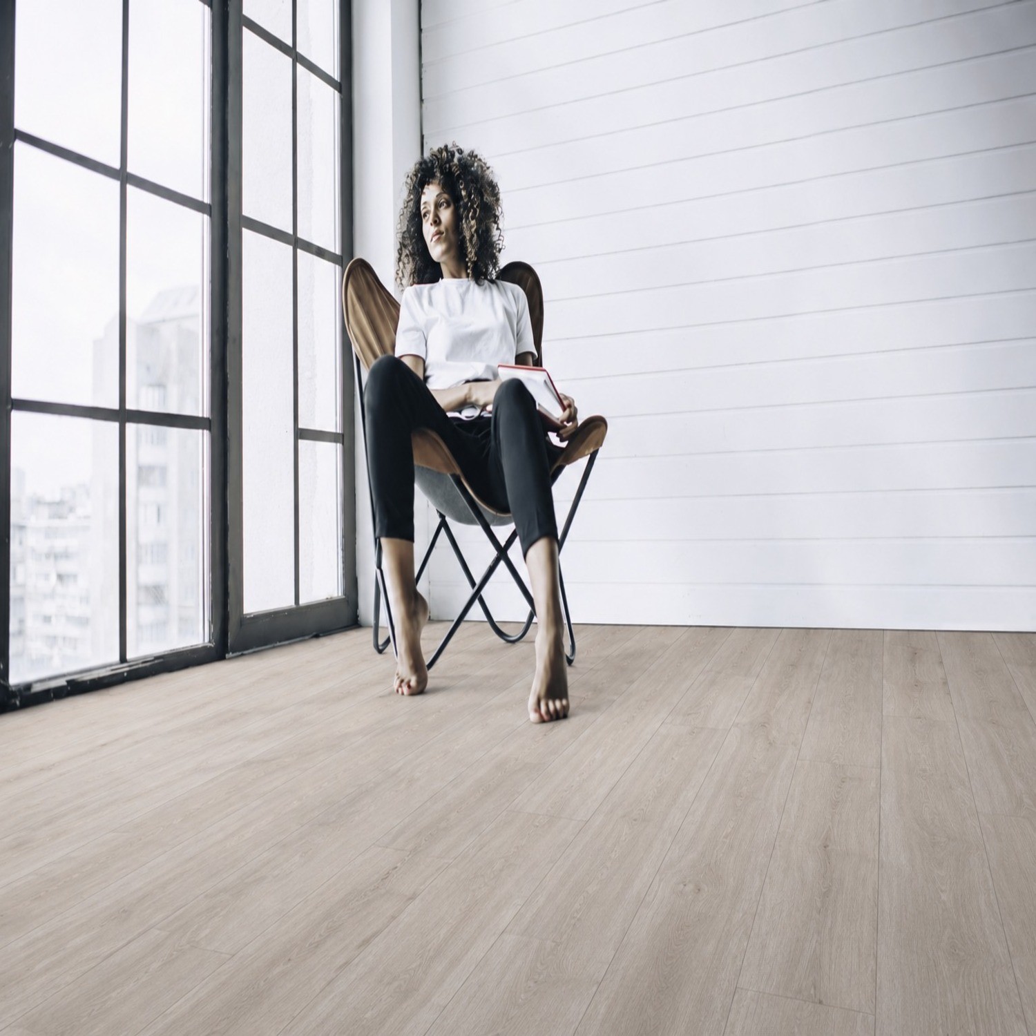 Piso Laminado Fresco Leave Splash Tekno-Step