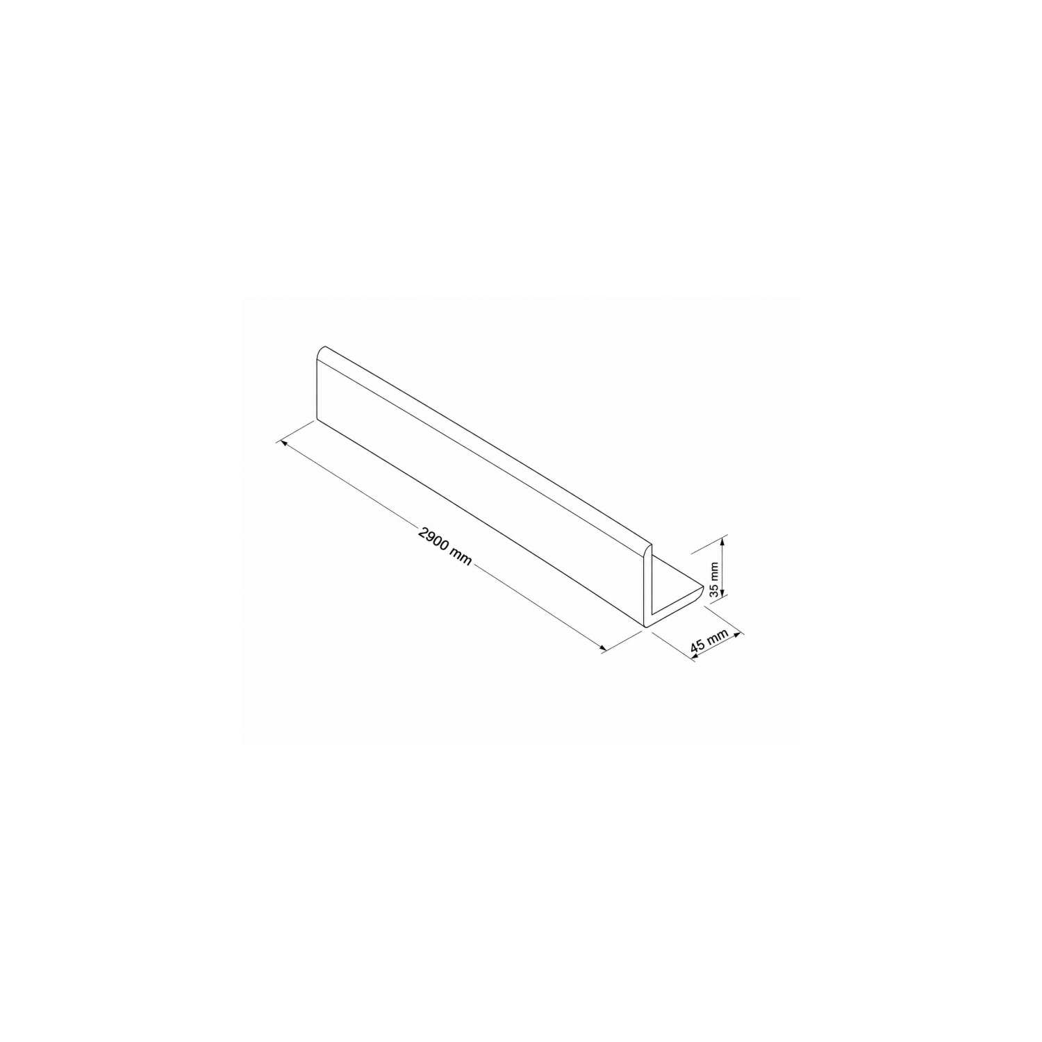 Ángulo Wall Cladding Black Tekno-Step