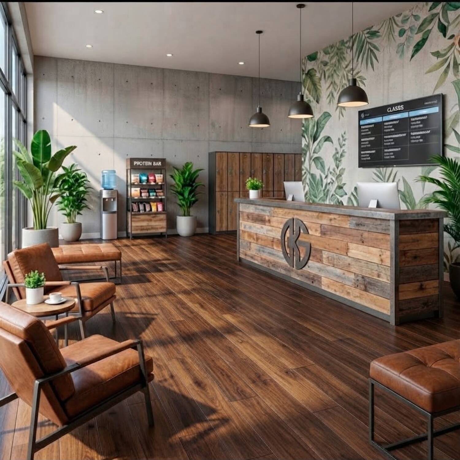 Piso Laminado Walnut Tekno-Step