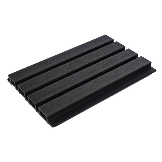 Muro Lambrín WPC Exterior Charcoal Tekno-Step