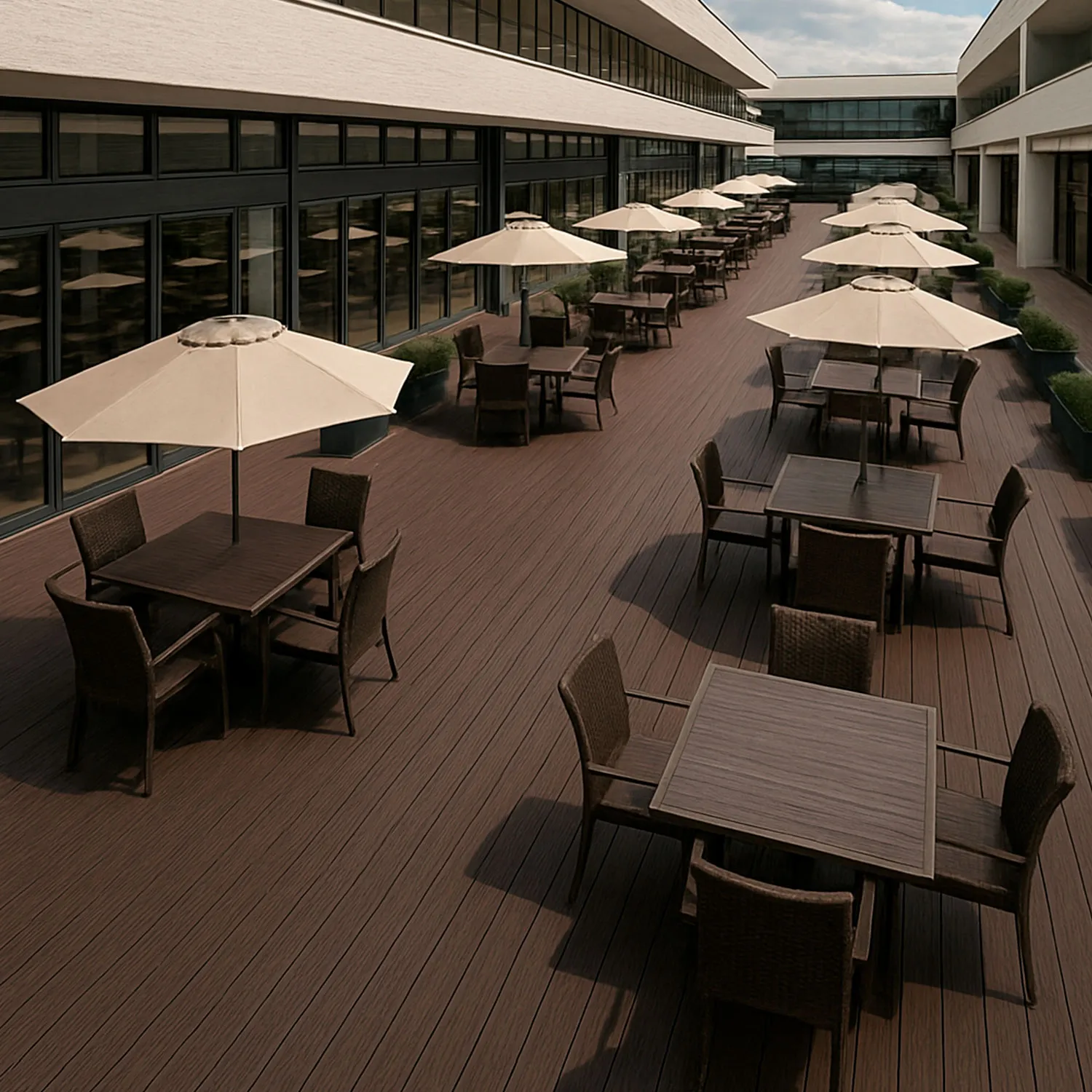 Piso Deck Comercial Teak/Ipe