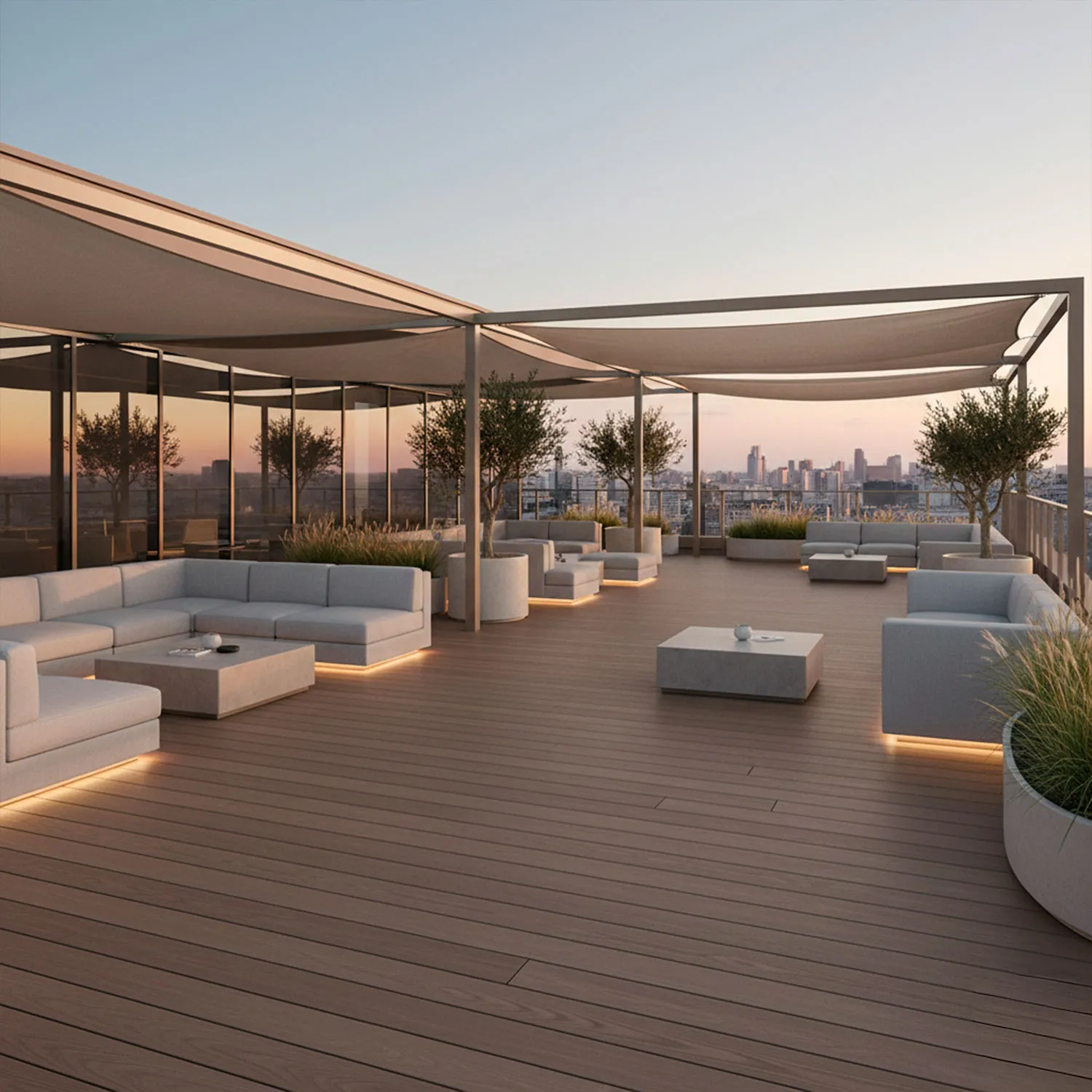 Piso Deck Sintético Comercial