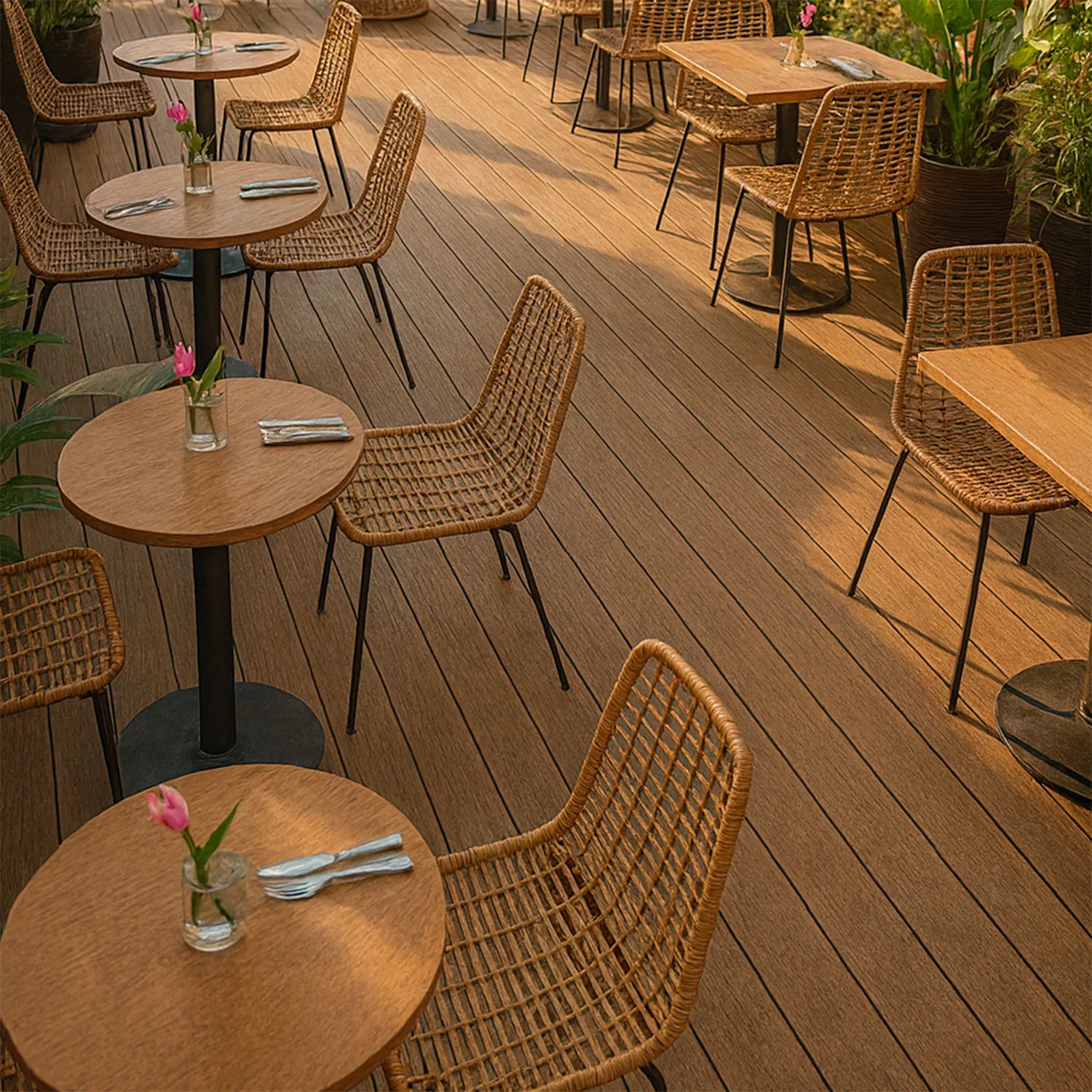 Piso Deck Sintético Comercial