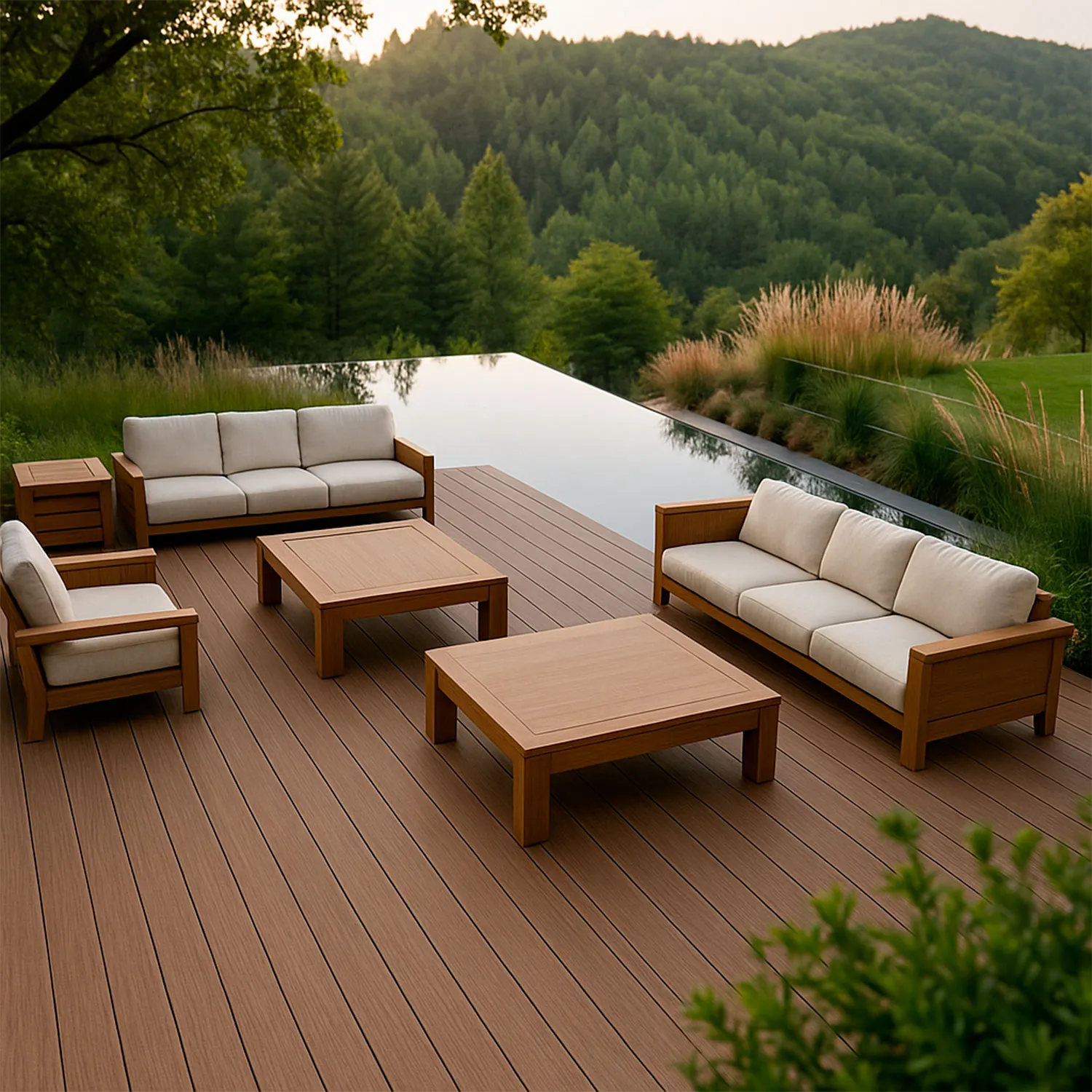 Piso Deck Residencial Teak