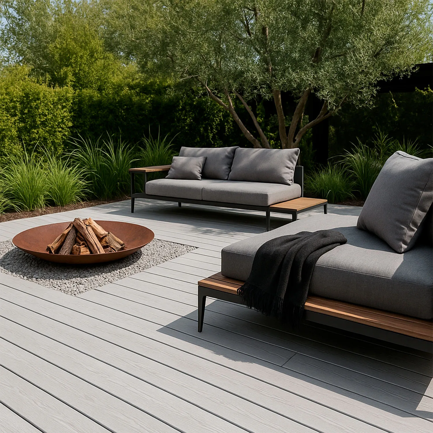 Piso Deck Residencial Light Gray