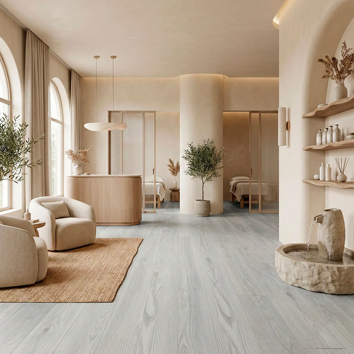 Piso Vinílico SPC Ashlar Gray