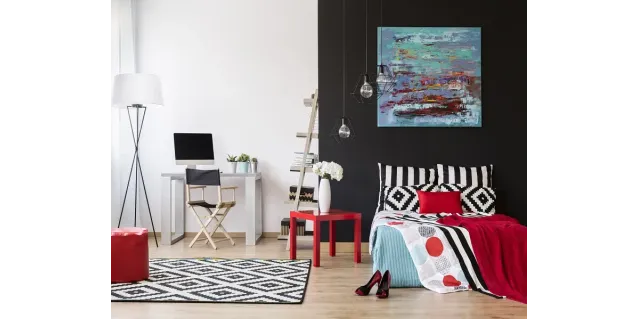 Contrasta los colores para decorar tu hogar