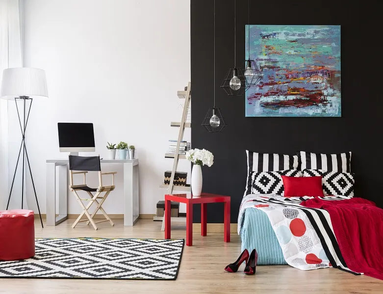 Contrasta los colores para decorar tu hogar