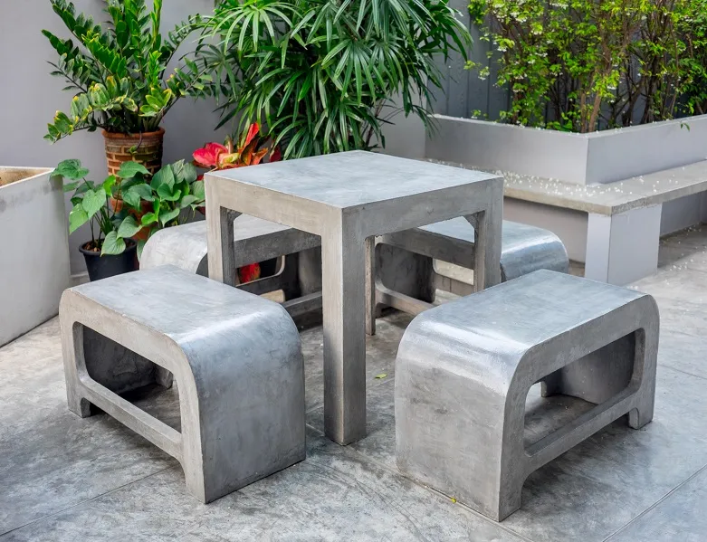 Muebles de concreto