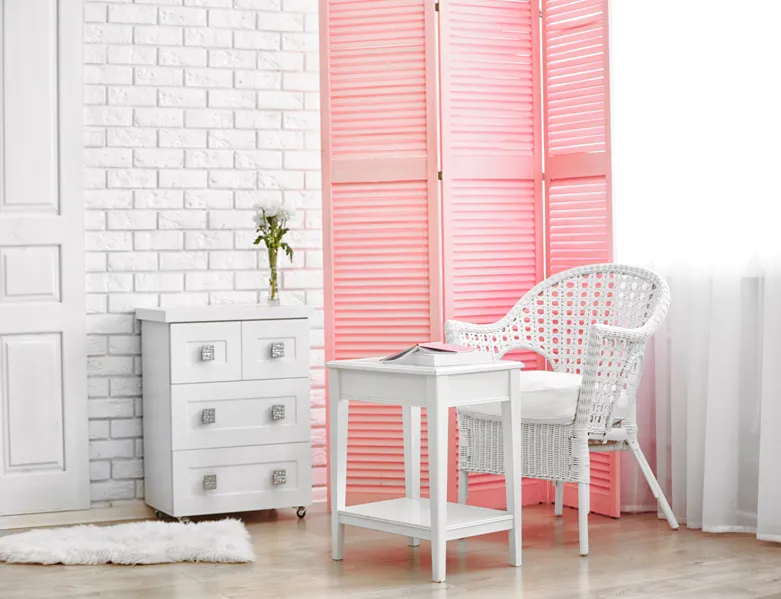Decoración con biombos