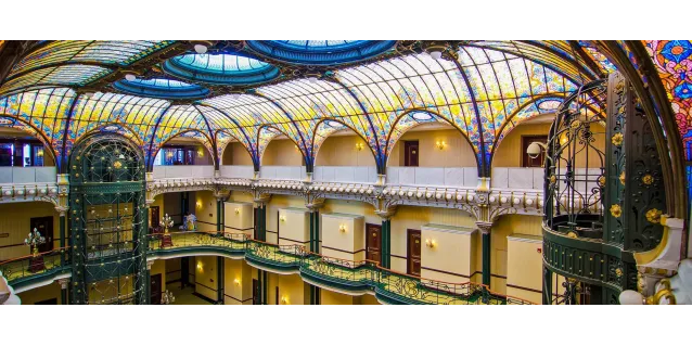 El Gran Hotel de la Ciudad de México, considerado el más grande el mundo
