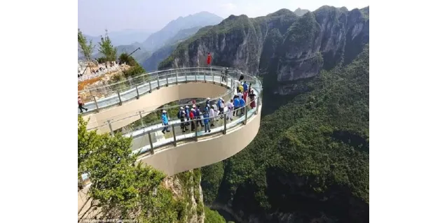 El mirador de cristal en China