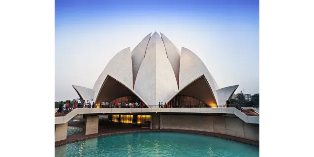Casa de Adoración Bahá’í o Templo de Loto