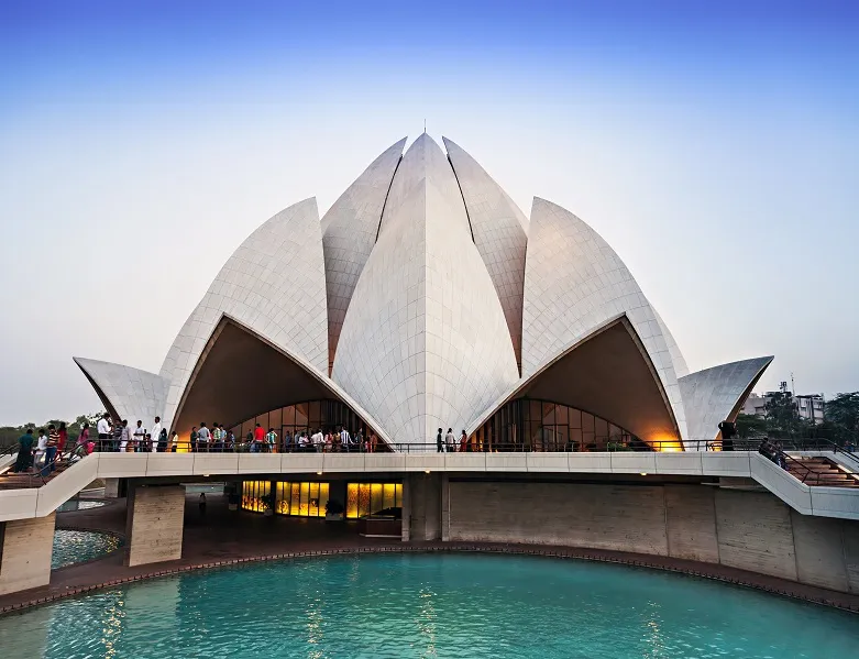 Casa de Adoración Bahá’í o Templo de Loto