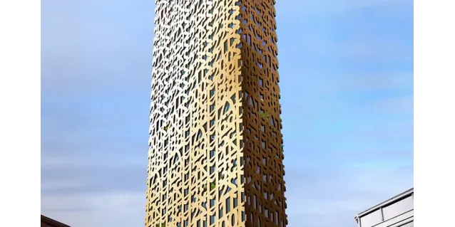 Edificio de madera en Amsterdam