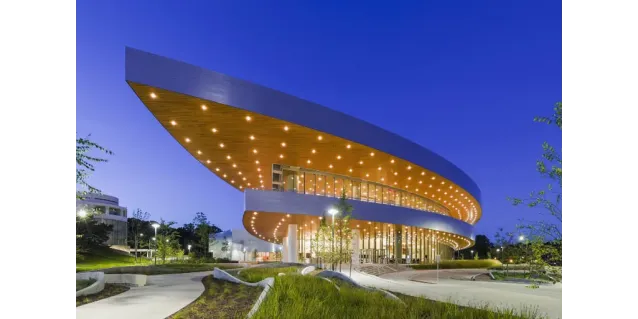 Resaltan la belleza visual del Auditorio Hancher