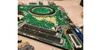 Apple Park, construido con 85,000 piezas de LEGO