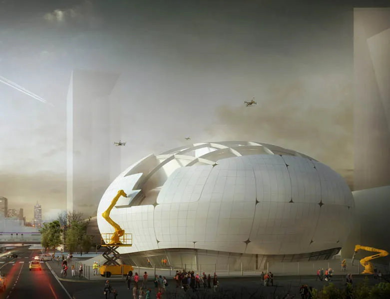 Museo de Robótica, ¡construido por robots!