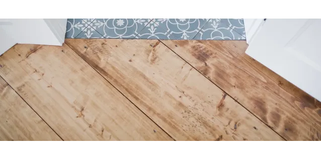 Crea patrones con tu piso de madera