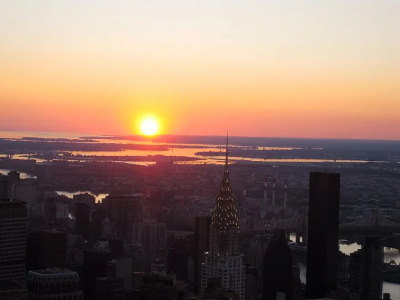 La vista desde lo más alto del Empire State Building