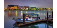 Centro Cultural Sheik Jaber Al-Ahmad: Inspiración del arte islámico en su fachada￼