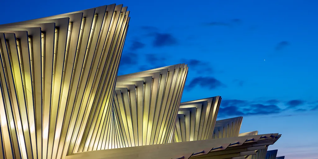 Estación de Reggio Emilia, obra firmada por el arquitecto Santiago Calatrava