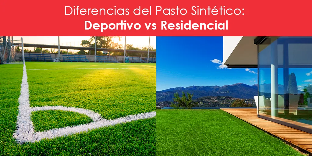 Diferencias del pasto deportivo vs pasto residencial