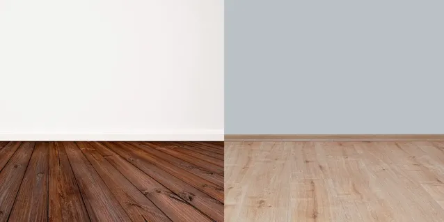 ¿Qué diferencia hay entre los pisos laminados y los pisos de madera?