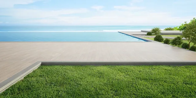 Diseños que se pueden crear en los exteriores con pasto sintético