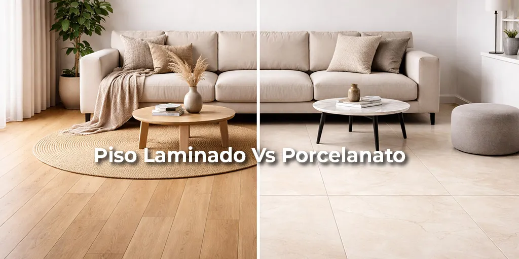 Piso Laminado vs Porcelanato: ¿Cuál es mejor para tu hogar?
