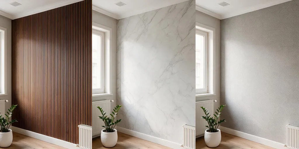 Lambrín, placa decorativa o tapiz PVC: ¿qué conviene para renovar un muro? 